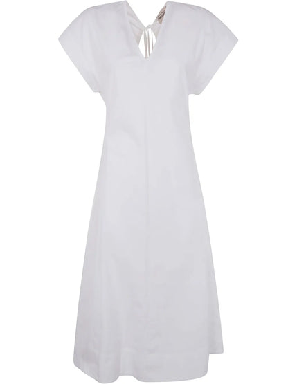 Poplin Midi Dress