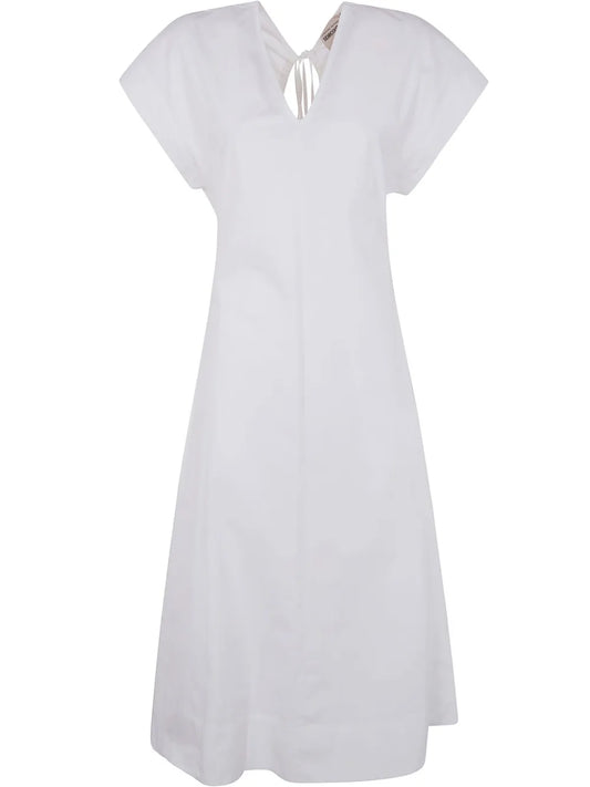 Poplin Midi Dress