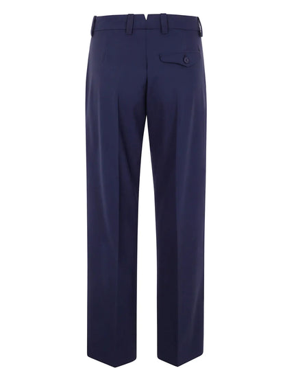 Straight-Leg Tailored Trousers