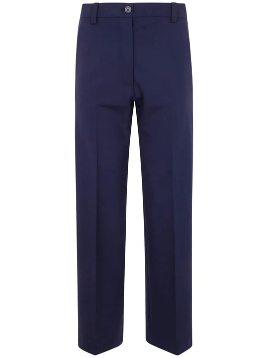 Straight-Leg Tailored Trousers