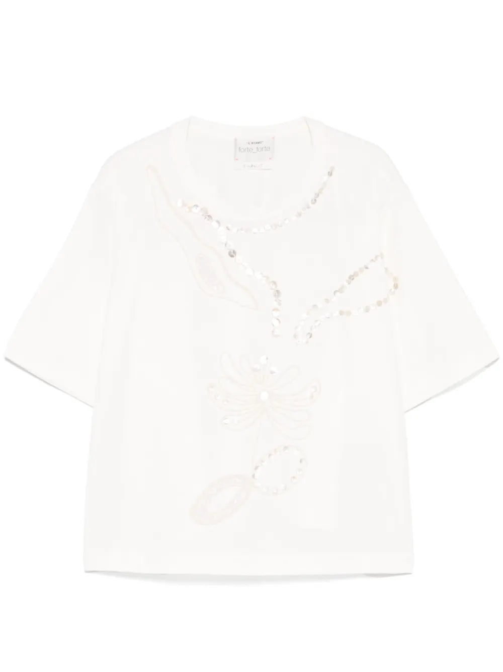 Sequin-Embellished T-Shirt