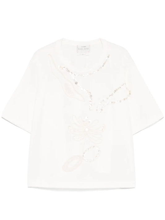 Sequin-Embellished T-Shirt