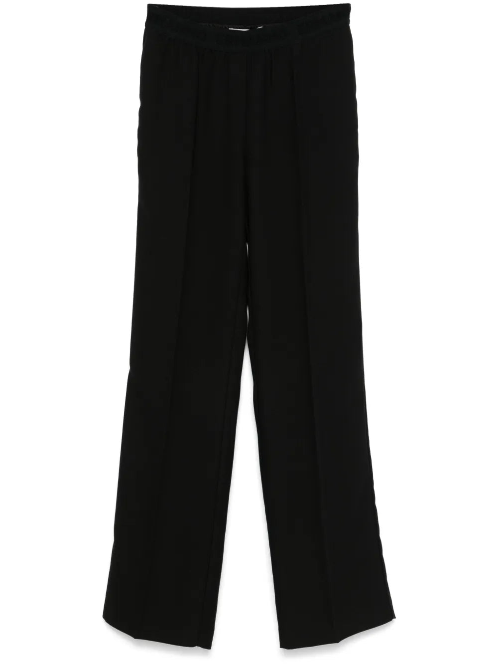 Logo-Waistband Straight-Leg Trousers