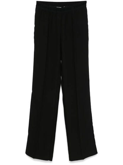 Logo-Waistband Straight-Leg Trousers