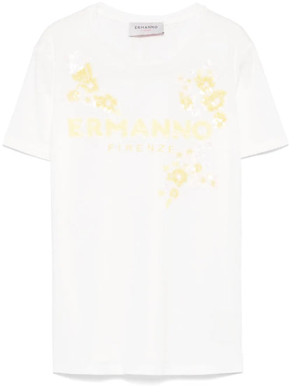 Sequin-Embellished T-Shirt
