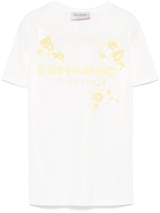 Sequin-Embellished T-Shirt