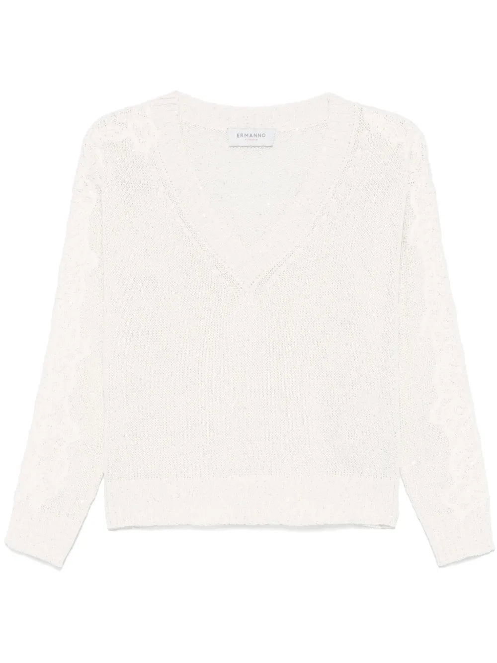 Sequin-Embellished Sweater