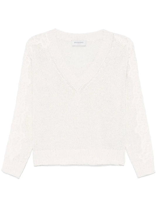 Sequin-Embellished Sweater