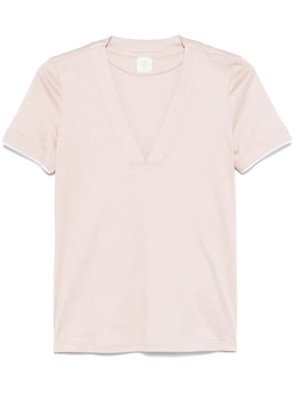 Contrasting-Trim T-Shirt