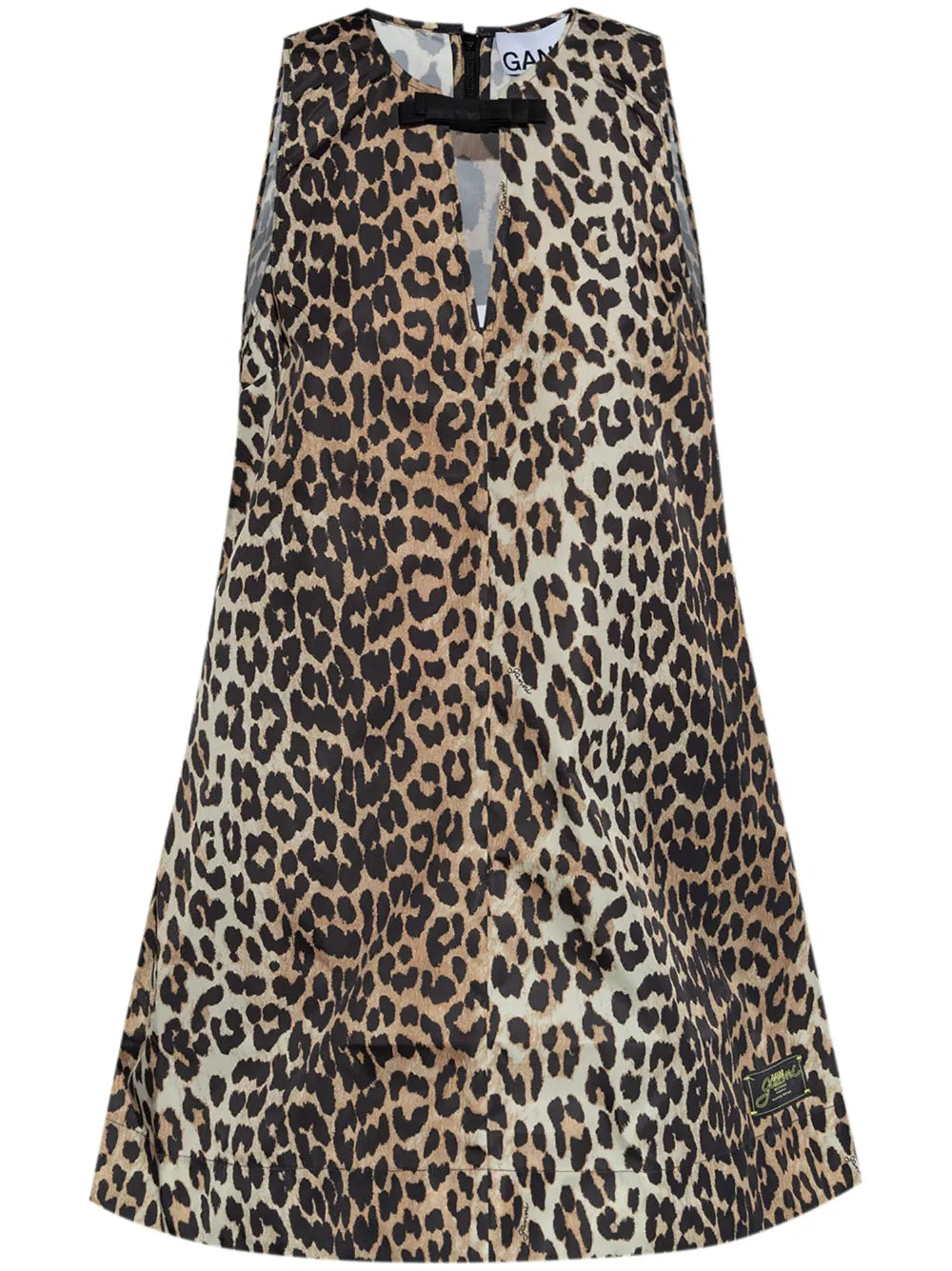 Animal-Print Mini Dress