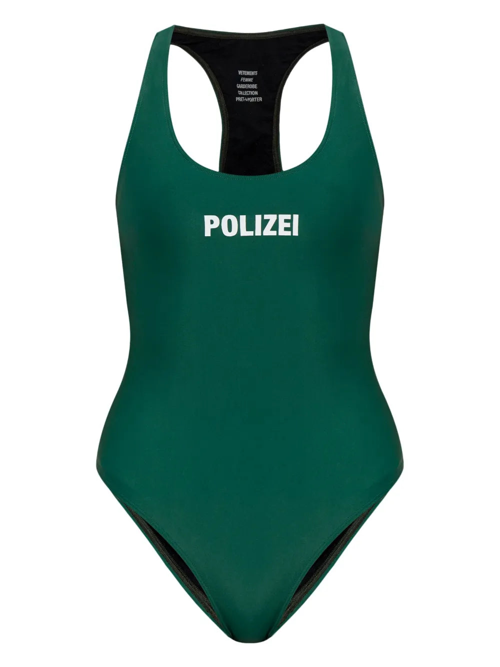 Text-Print Swimsuit