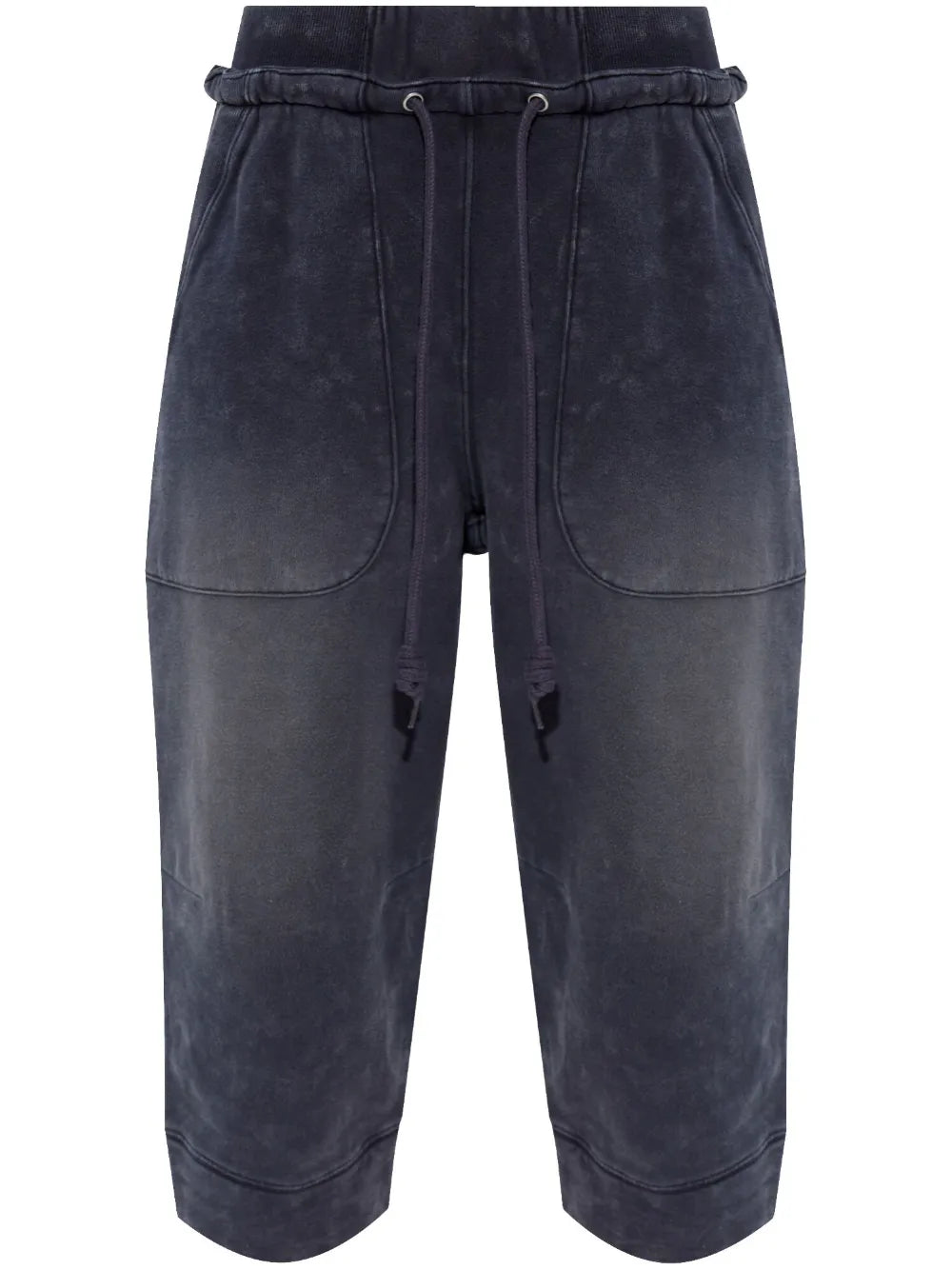 Deconstructed Cropped Track Pants