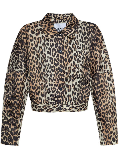 Leopard-Print Jacket