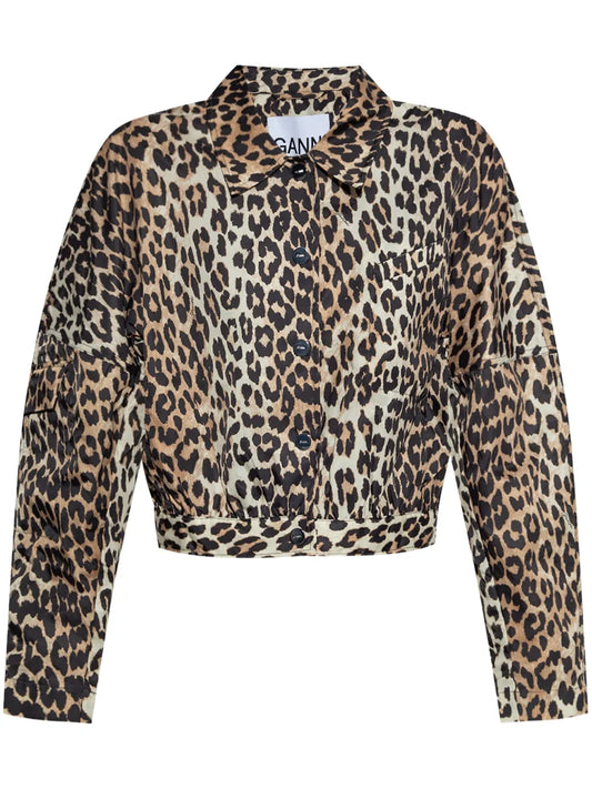 Leopard-Print Jacket