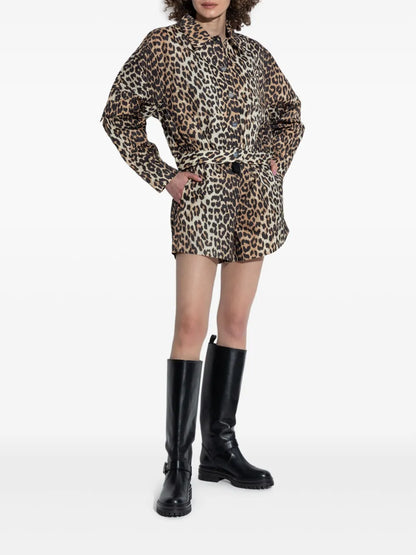 Leopard-Print Jacket