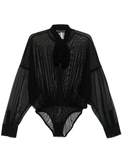 Bow Shirt Bodysuit