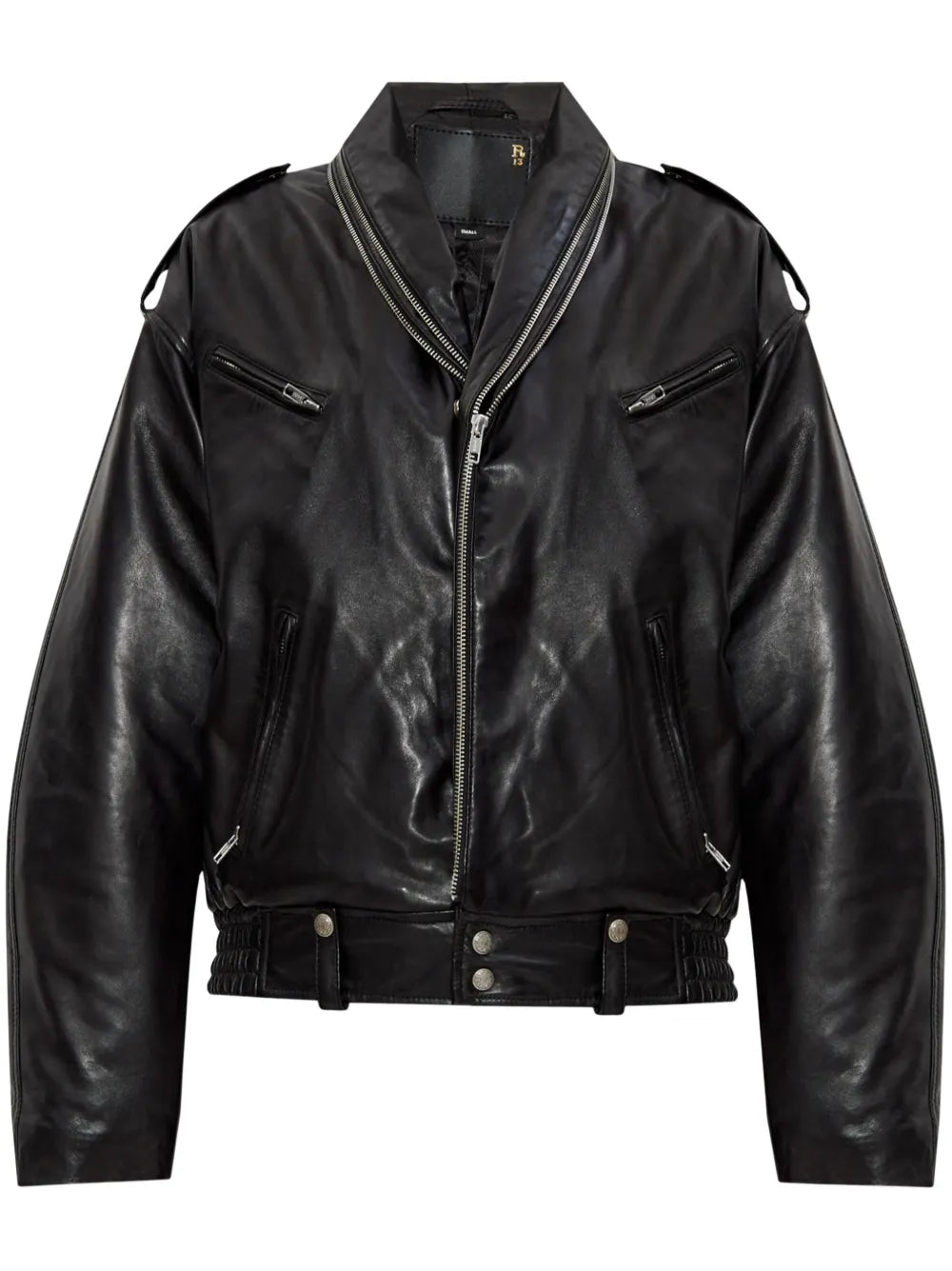 Motorcycle Zip-Collar Jacket