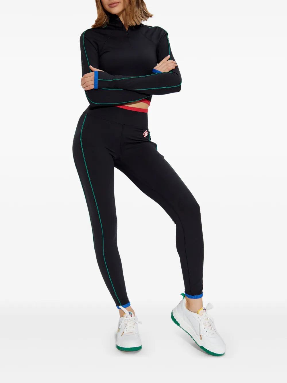 Logo-Patch Leggings