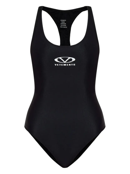 Logo-Print Swimsuit