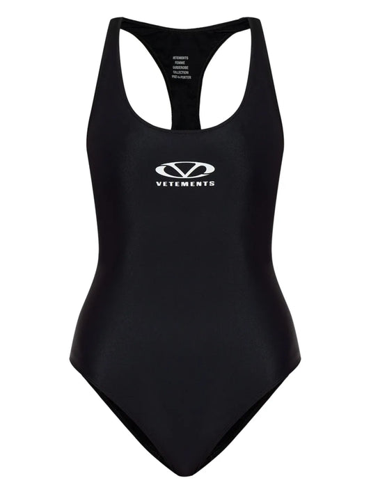 Logo-Print Swimsuit