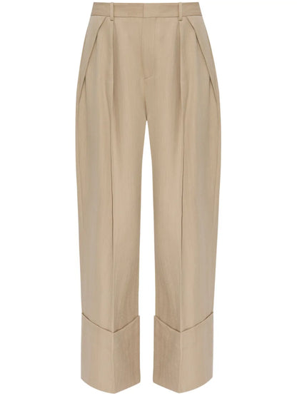 Maxi Turn-Up Pants Trousers