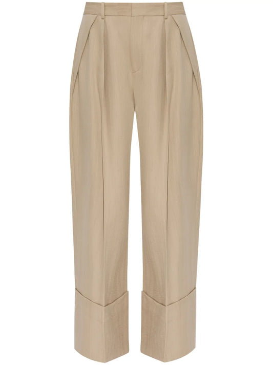 Maxi Turn-Up Pants Trousers