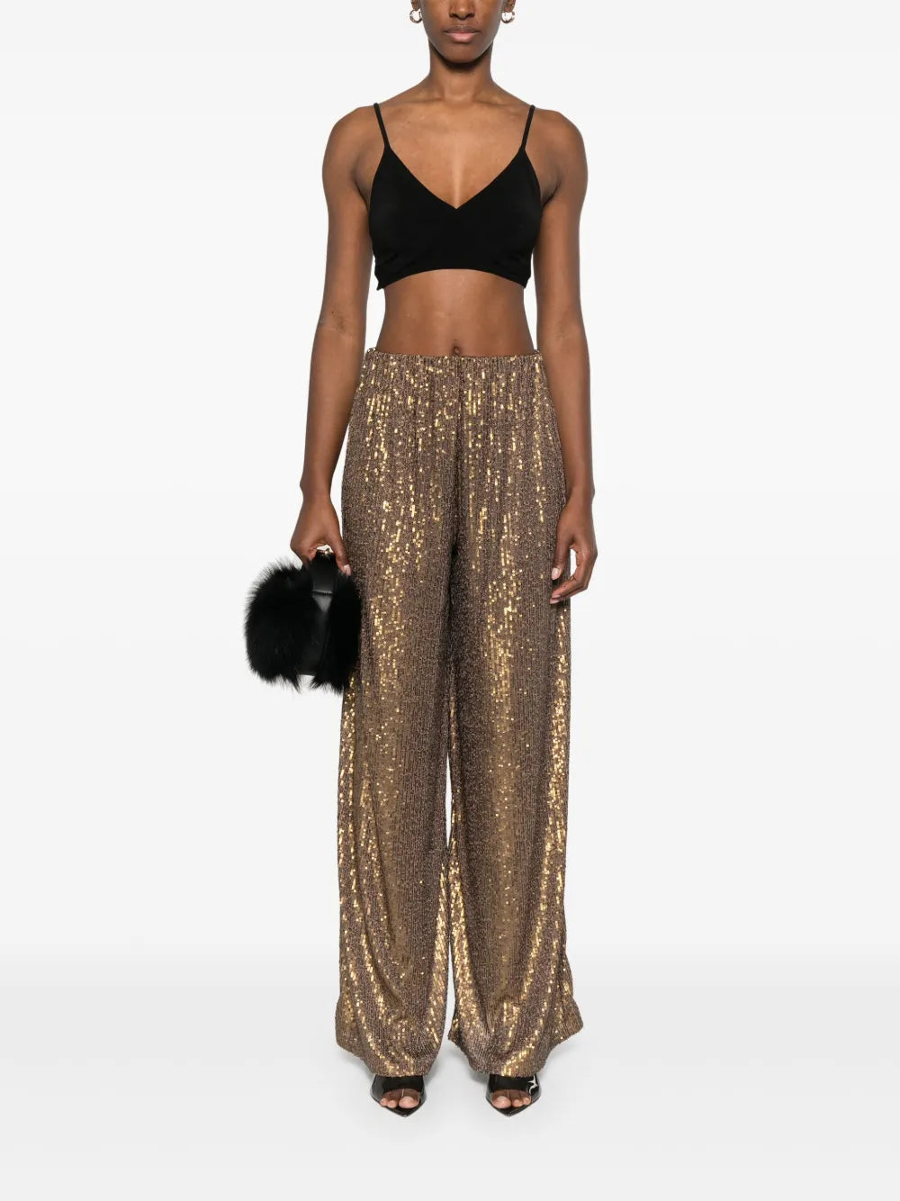 Cropped Slip Bra Top