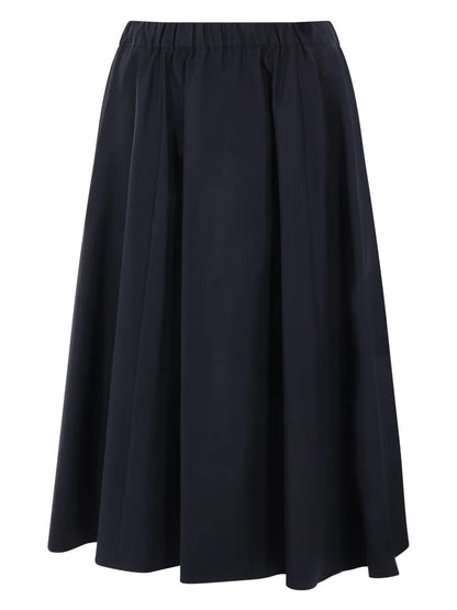 Cotton Midi Skirt