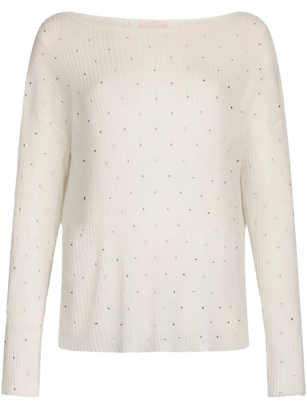 Rhinestone-Embellished Jumper