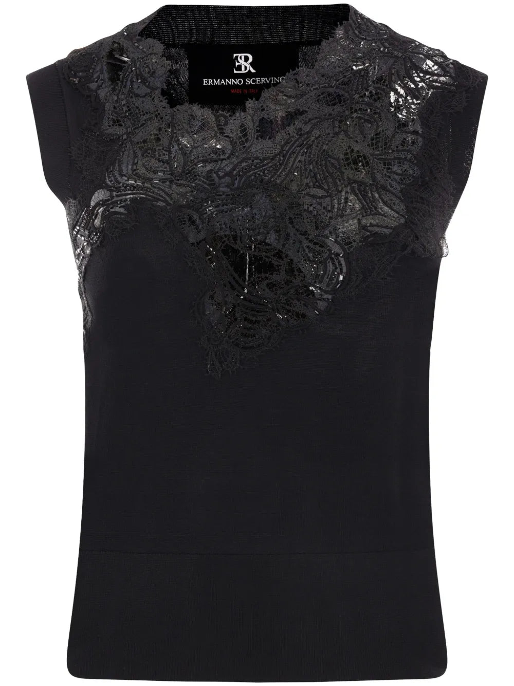 Lace-Detailed Blouse