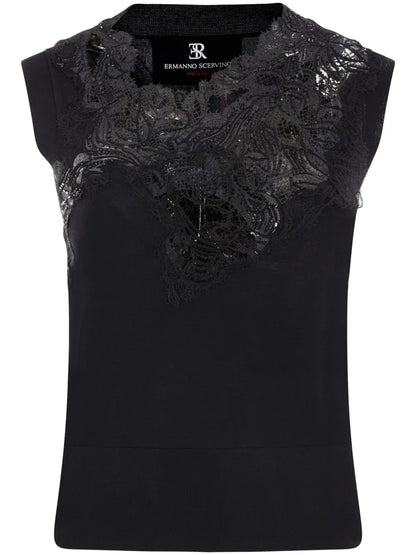 Lace-Detailed Blouse