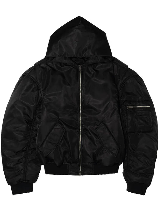 Hooded Bomber Jacket