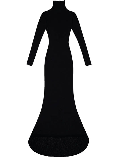 Semi-Sheer Maxi Dress