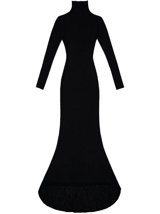 Semi-Sheer Maxi Dress