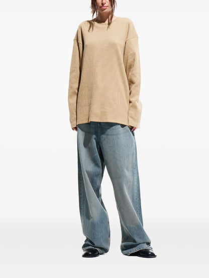 Waffle-Knit T-Shirt