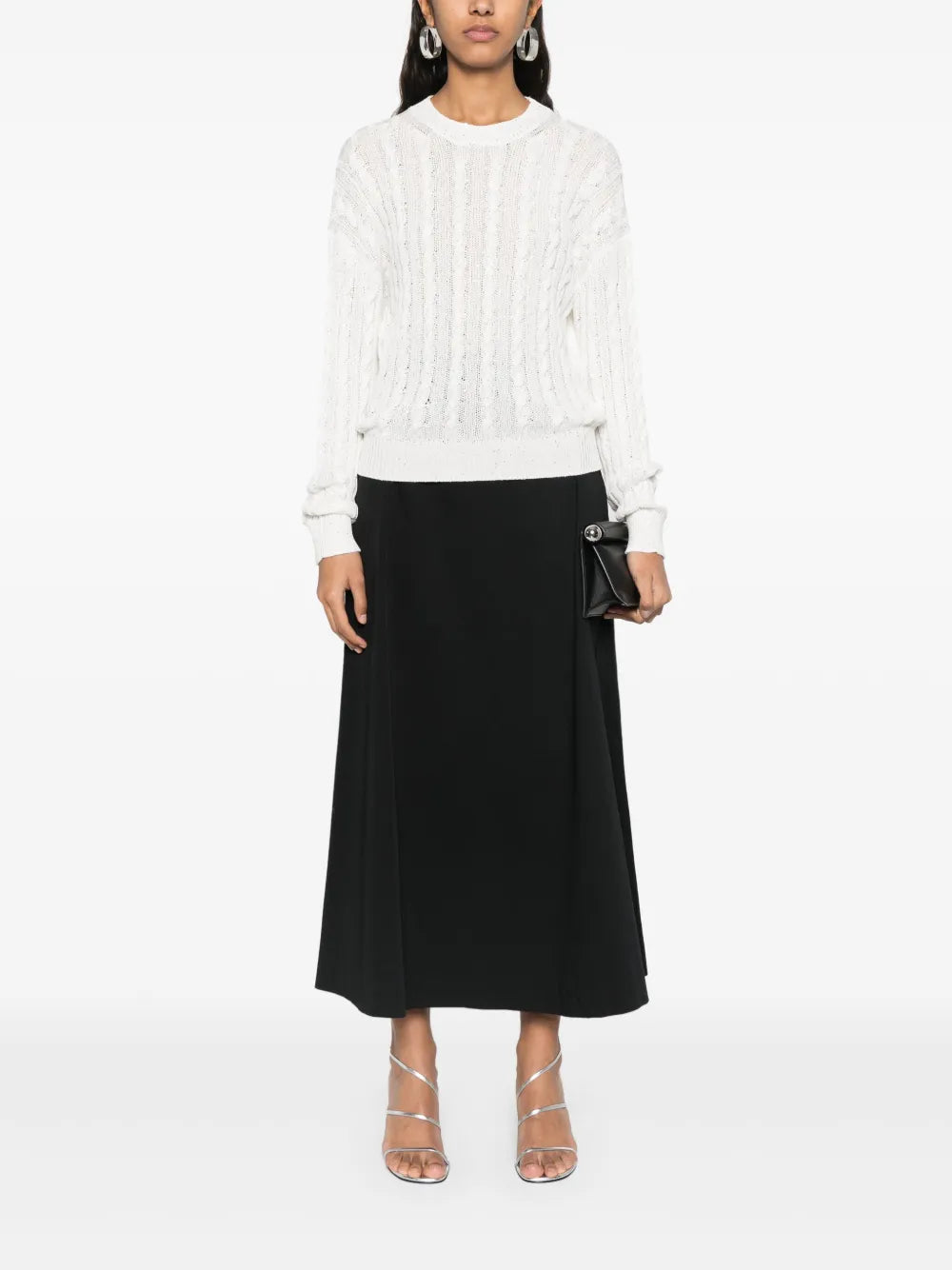 Sequin-Embellished Sweater