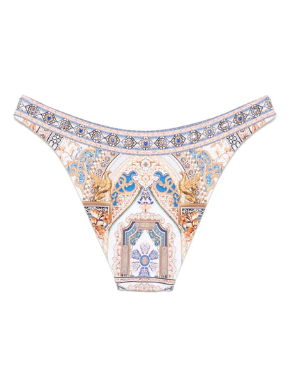 Make Me Your Mosaic-Print Bikini Bottoms