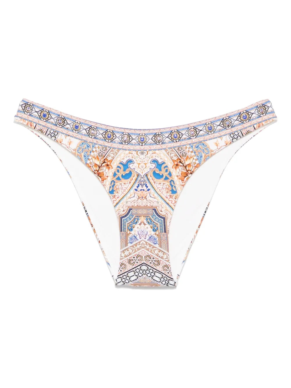 Make Me Your Mosaic-Print Bikini Bottoms