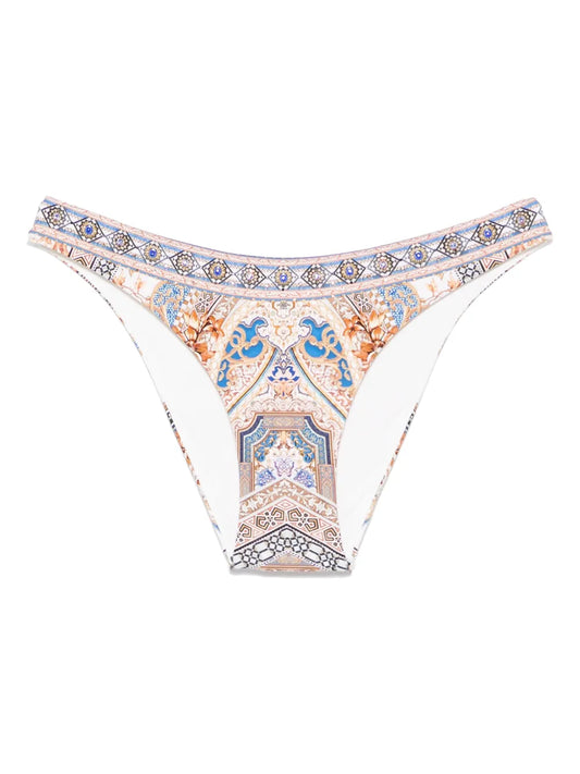 Make Me Your Mosaic-Print Bikini Bottoms