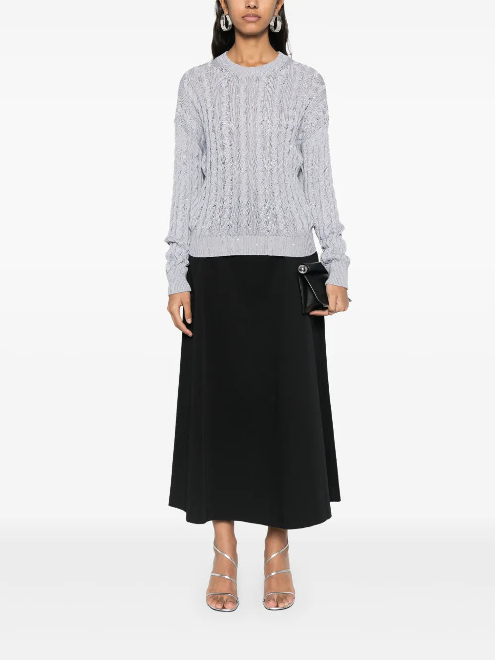 Sequin-Embellished Sweater