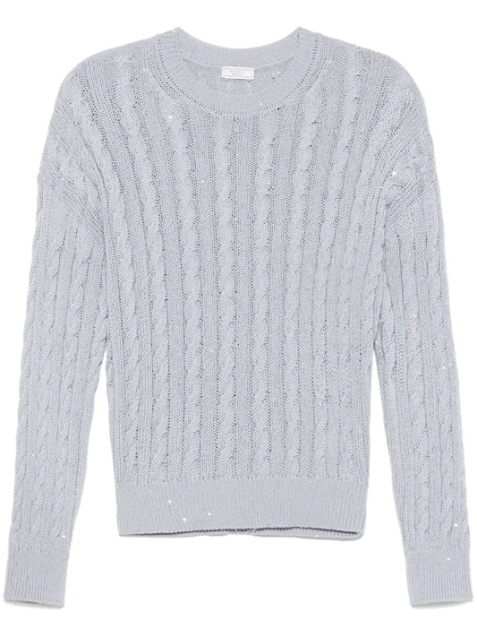 Sequin-Embellished Sweater