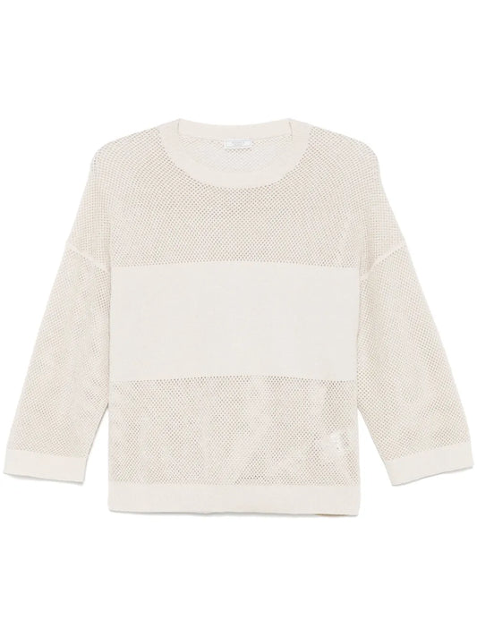 Lurex-Knit Sweater