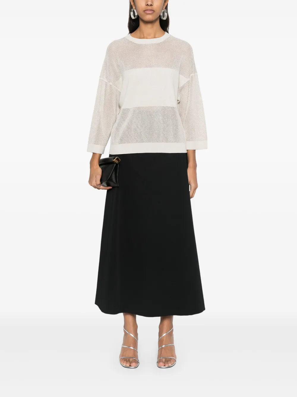 Lurex-Knit Sweater
