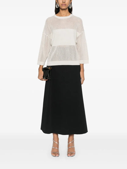 Lurex-Knit Sweater