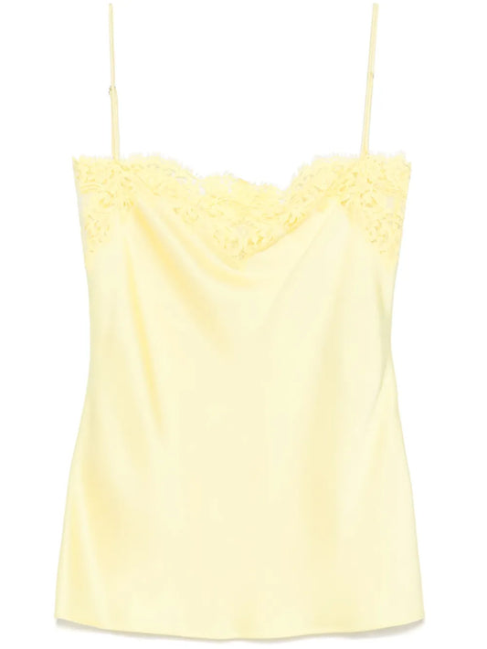 Lace-Trim Tank Top
