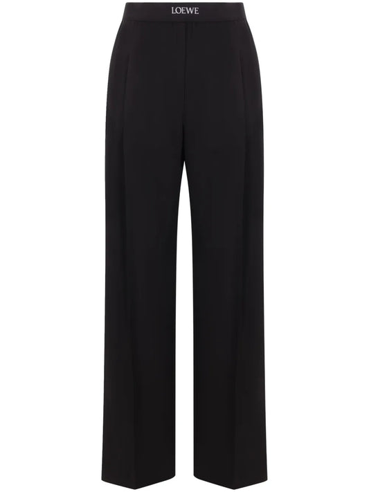 Logo-Waistband Trousers