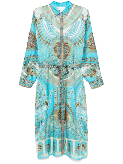 Silk Midi Dress