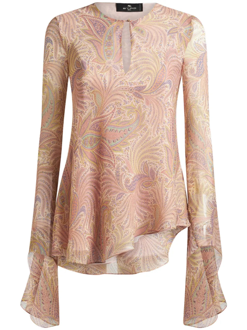 Asymmetric Silk Top