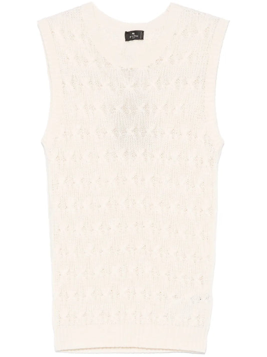 Open-Knit Vest