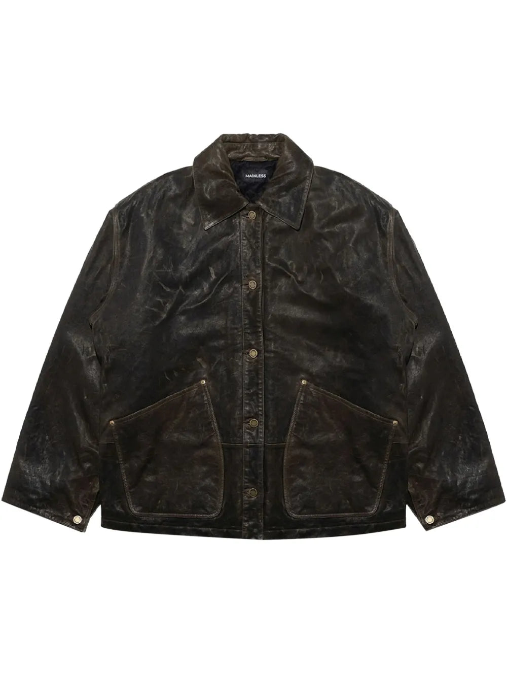 Scratched Leather Jacket
